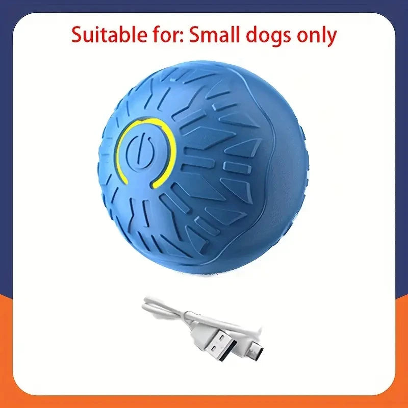 Smart Dog Toy Ball Electronic Interactive Pet Toy Moving Ball USB Automatic Moving Bouncing Ball