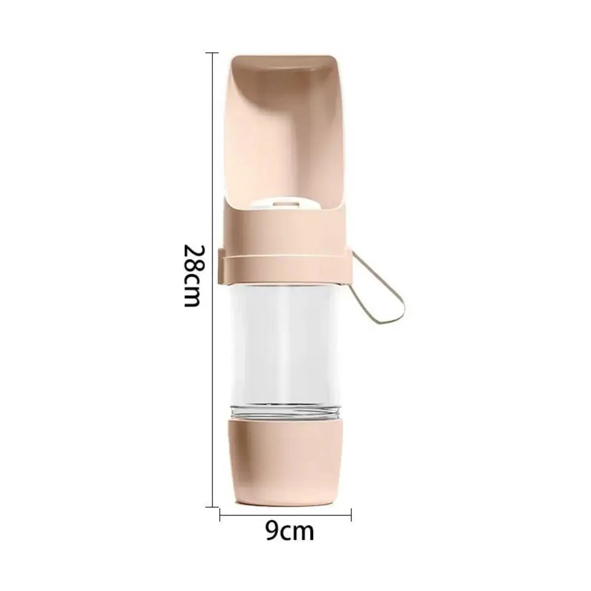 On-the-Go Hydration Bottle for Dogs, Puppies, Pets. Travel with Mess Free-Free Walks.
