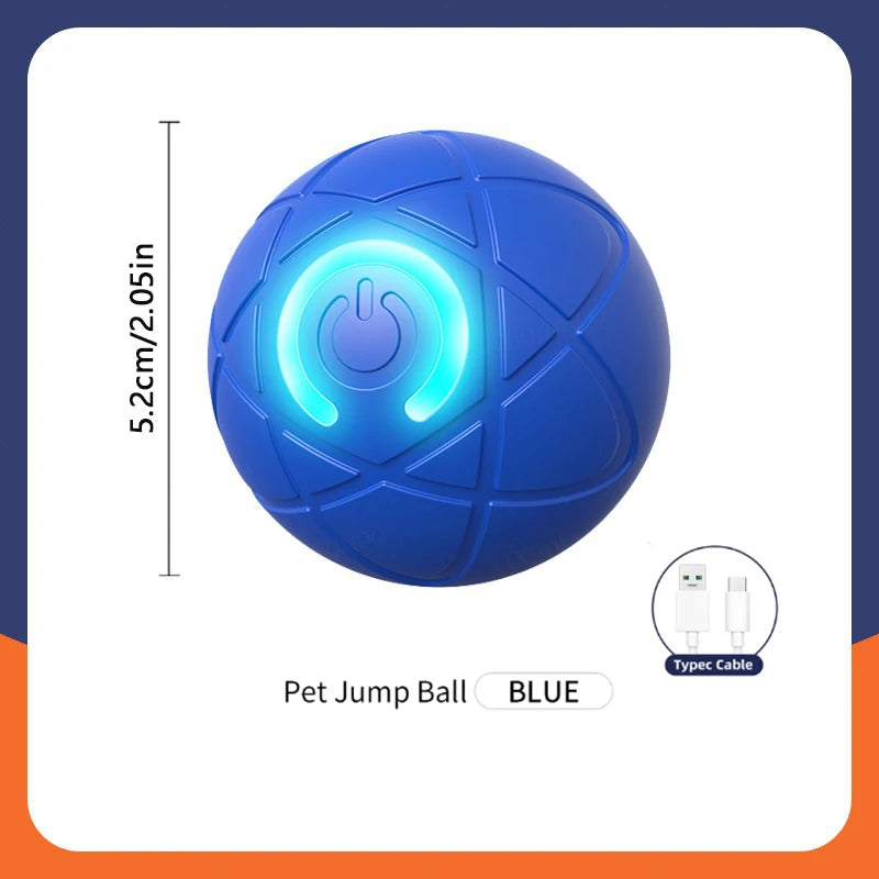 Smart Dog Toy Ball Electronic Interactive Pet Toy Moving Ball USB Automatic Moving Bouncing Ball