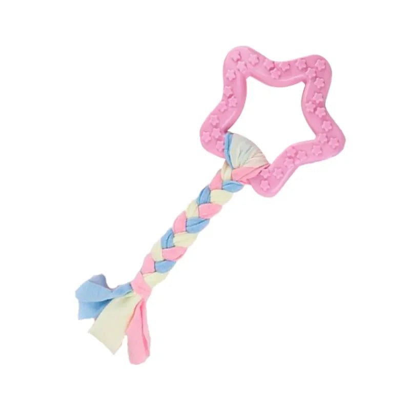 Chew Toys for Cleaning Teeth Pink Soft, 1 Count.