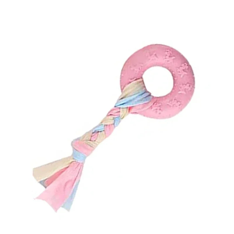 Chew Toys for Cleaning Teeth Pink Soft, 1 Count.