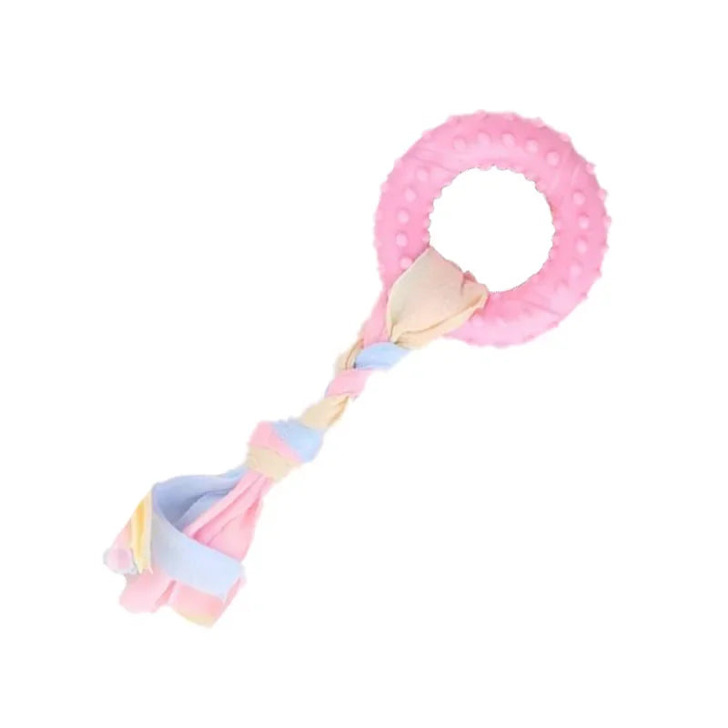 Chew Toys for Cleaning Teeth Pink Soft, 1 Count.