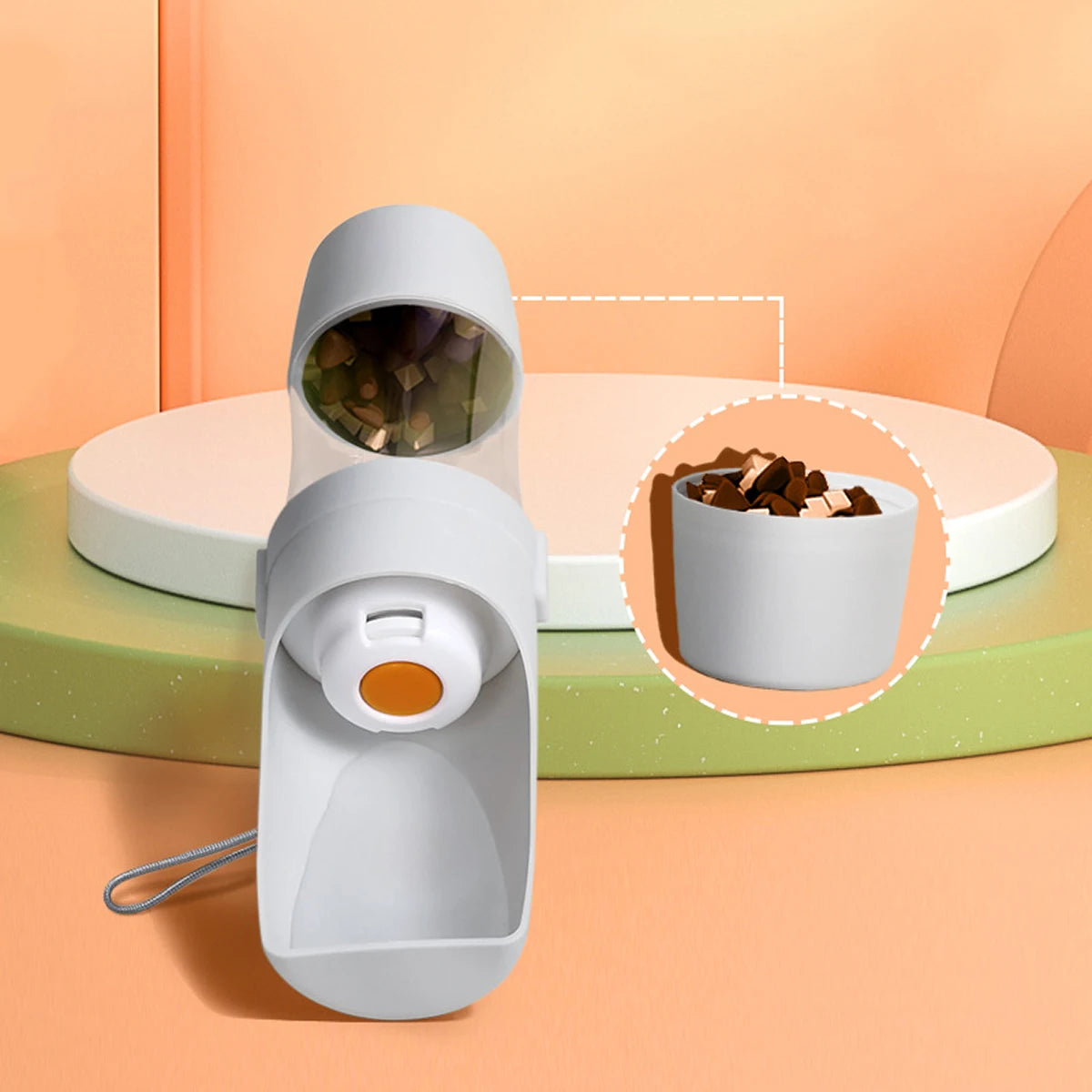 On-the-Go Hydration Bottle for Dogs, Puppies, Pets. Travel with Mess Free-Free Walks.