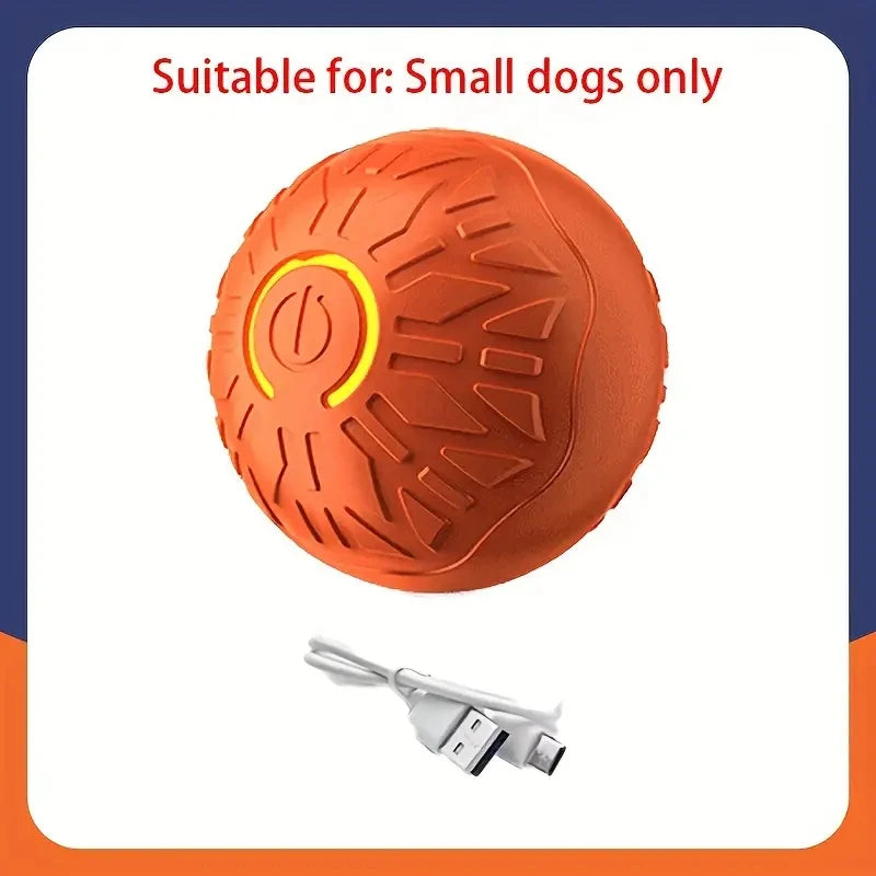 Smart Dog Toy Ball Electronic Interactive Pet Toy Moving Ball USB Automatic Moving Bouncing Ball
