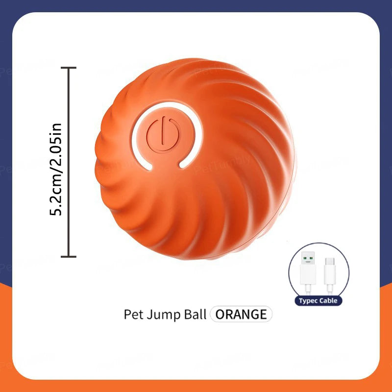 Smart Dog Toy Ball Electronic Interactive Pet Toy Moving Ball USB Automatic Moving Bouncing Ball
