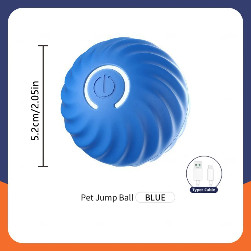 Smart Dog Toy Ball Electronic Interactive Pet Toy Moving Ball USB Automatic Moving Bouncing Ball