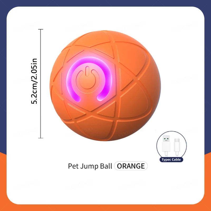 Smart Dog Toy Ball Electronic Interactive Pet Toy Moving Ball USB Automatic Moving Bouncing Ball