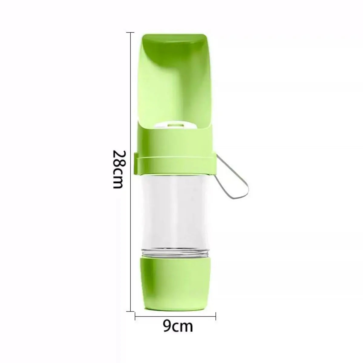 On-the-Go Hydration Bottle for Dogs, Puppies, Pets. Travel with Mess Free-Free Walks.
