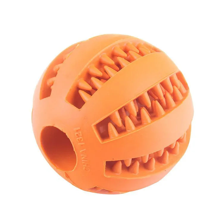 Dog Toy Ball, Nontoxic Bite Resistant Toy Ball for Pets. Including Dogs and Puppies. Pet Food, Treat Feeder, Chew Tooth Cleaning Ball.
