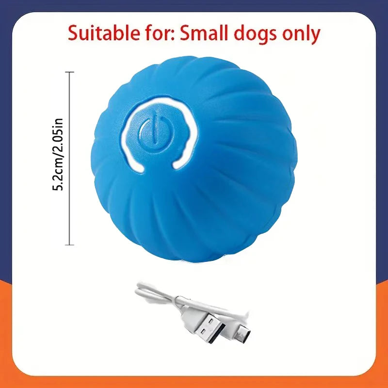 Smart Dog Toy Ball Electronic Interactive Pet Toy Moving Ball USB Automatic Moving Bouncing Ball