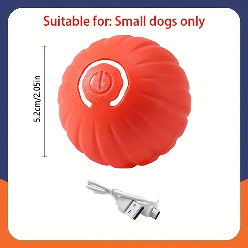 Smart Dog Toy Ball Electronic Interactive Pet Toy Moving Ball USB Automatic Moving Bouncing Ball