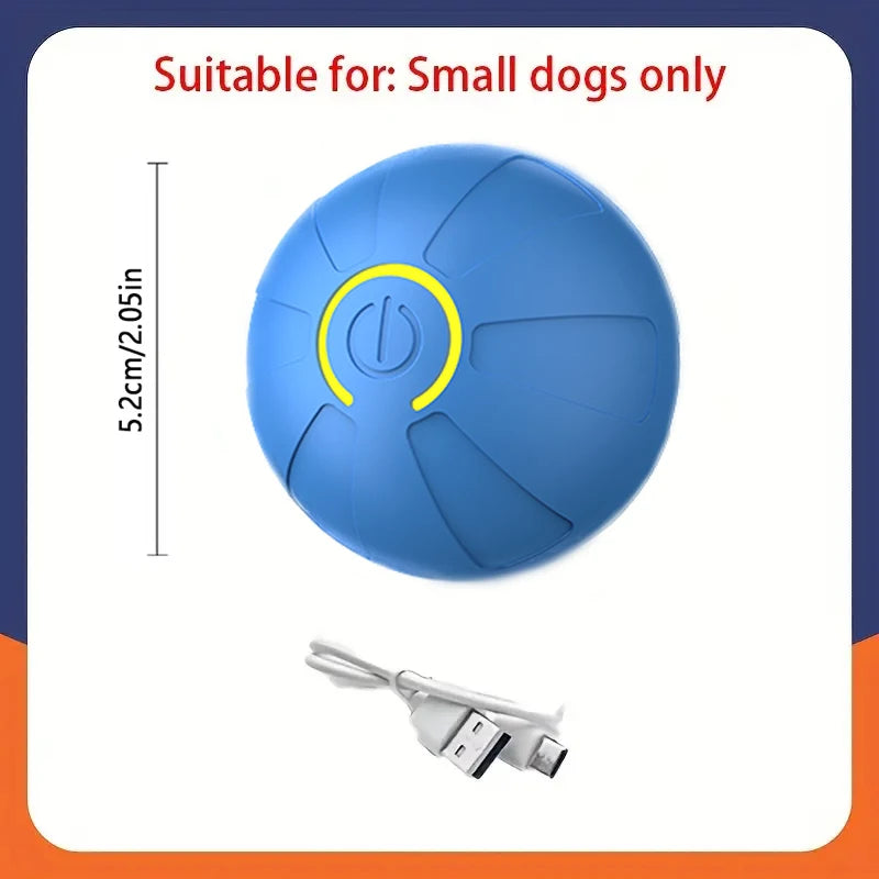 Smart Dog Toy Ball Electronic Interactive Pet Toy Moving Ball USB Automatic Moving Bouncing Ball