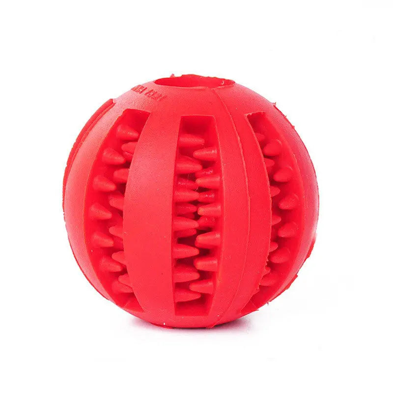 Dog Toy Ball, Nontoxic Bite Resistant Toy Ball for Pets. Including Dogs and Puppies. Pet Food, Treat Feeder, Chew Tooth Cleaning Ball.
