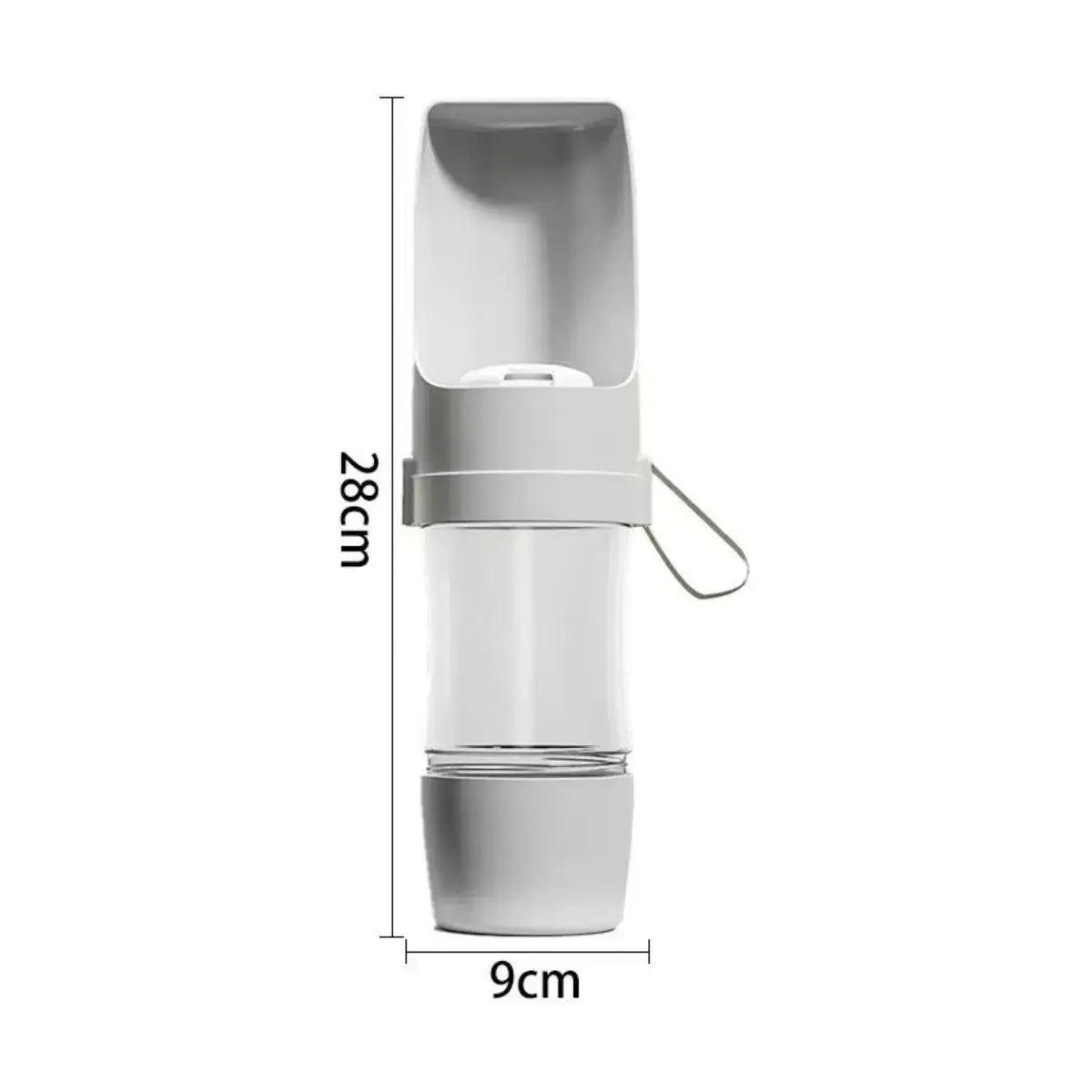 On-the-Go Hydration Bottle for Dogs, Puppies, Pets. Travel with Mess Free-Free Walks.
